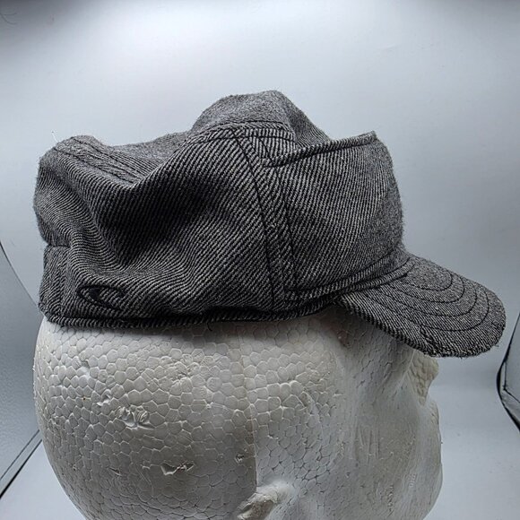 ONeill Kids Adjustable Gray News Boy Hat Cap With Metal Accents Casual Outdoors - Picture 4 of 9